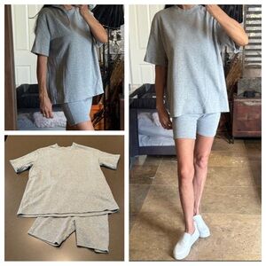 Things Between Gray Short Set Sz: S/M